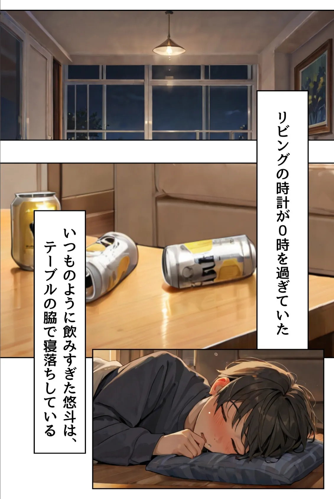 夫が隣で寝てるのに妻は〜親友の妻がオンナになるとき〜(フルカラー) 4ページ