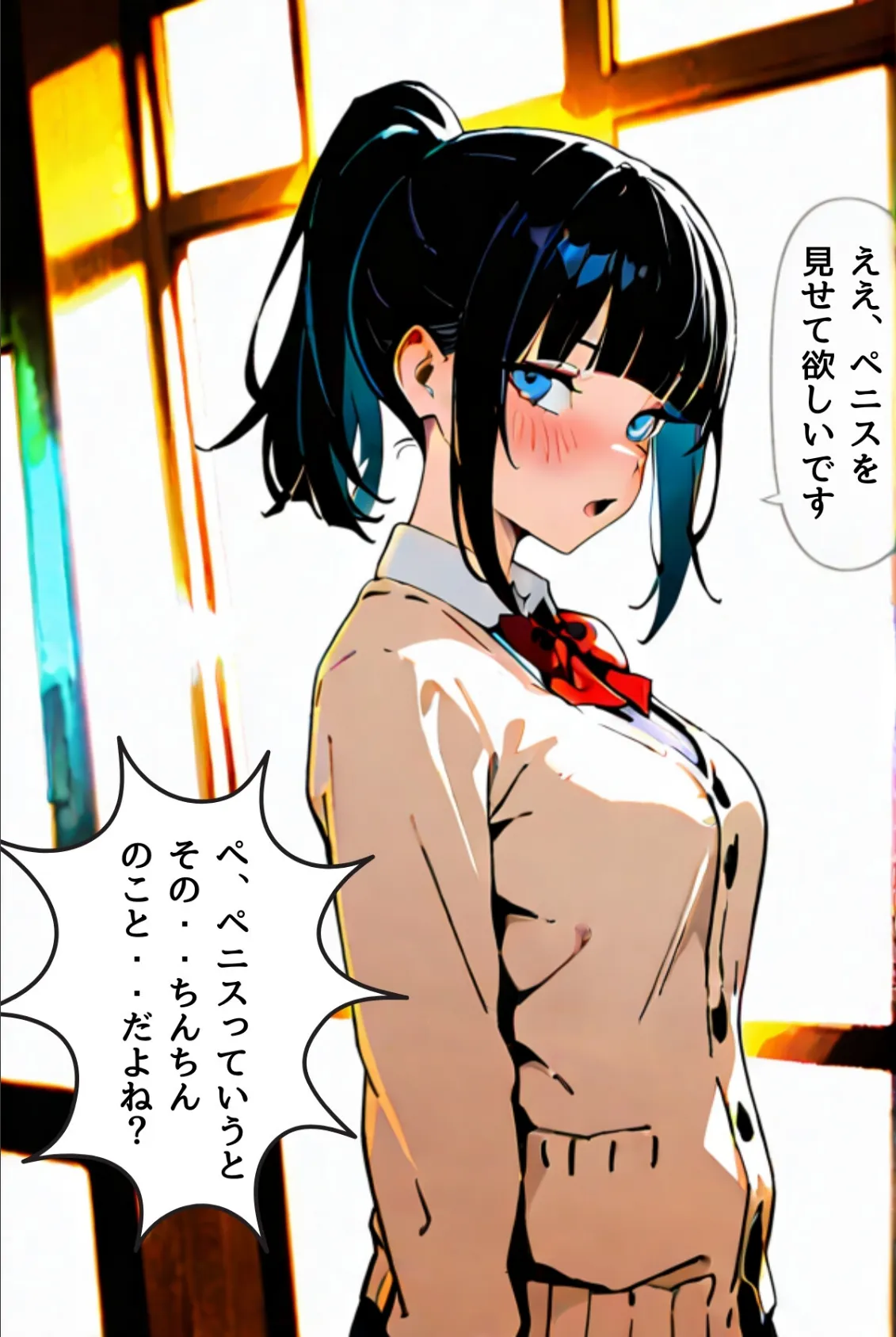 委員長瑛子、セックス勉強中（フルカラー） 分冊版01 14ページ