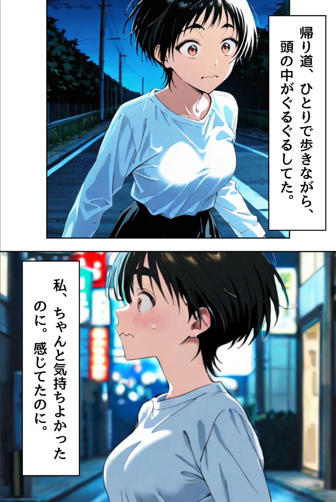 カノジョは陥没乳首コンプレックス（フルカラー） 15ページ