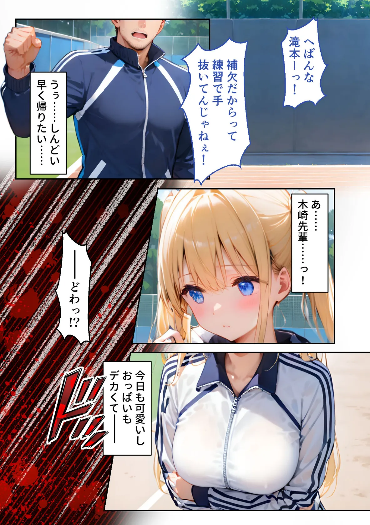 ツンデレマネージャーのオナサポえっち 〜さっさとイッてよ、ばかぁ!!〜 モザイク版 3ページ