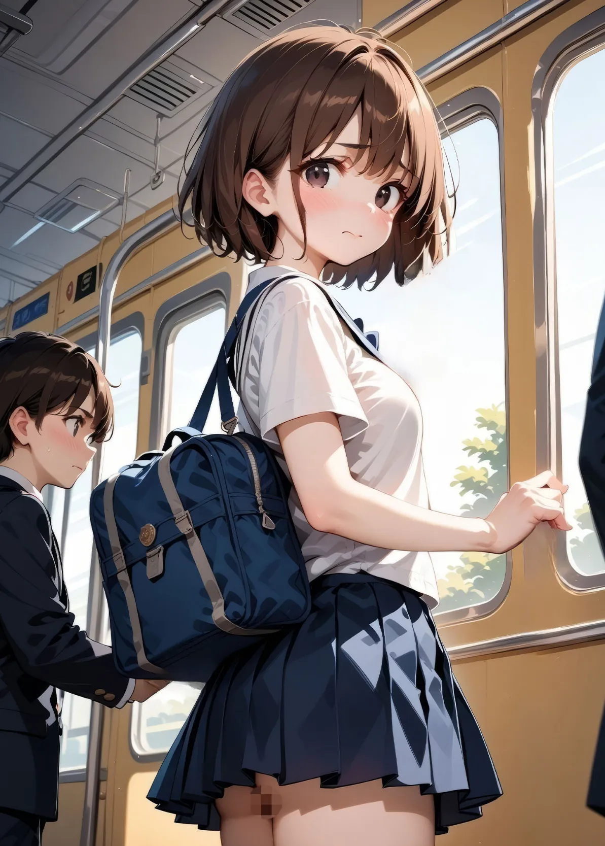 ××特区教育フィルム 〜秘宝!!初娘たちの××コレクション〜 モザイク版 9ページ