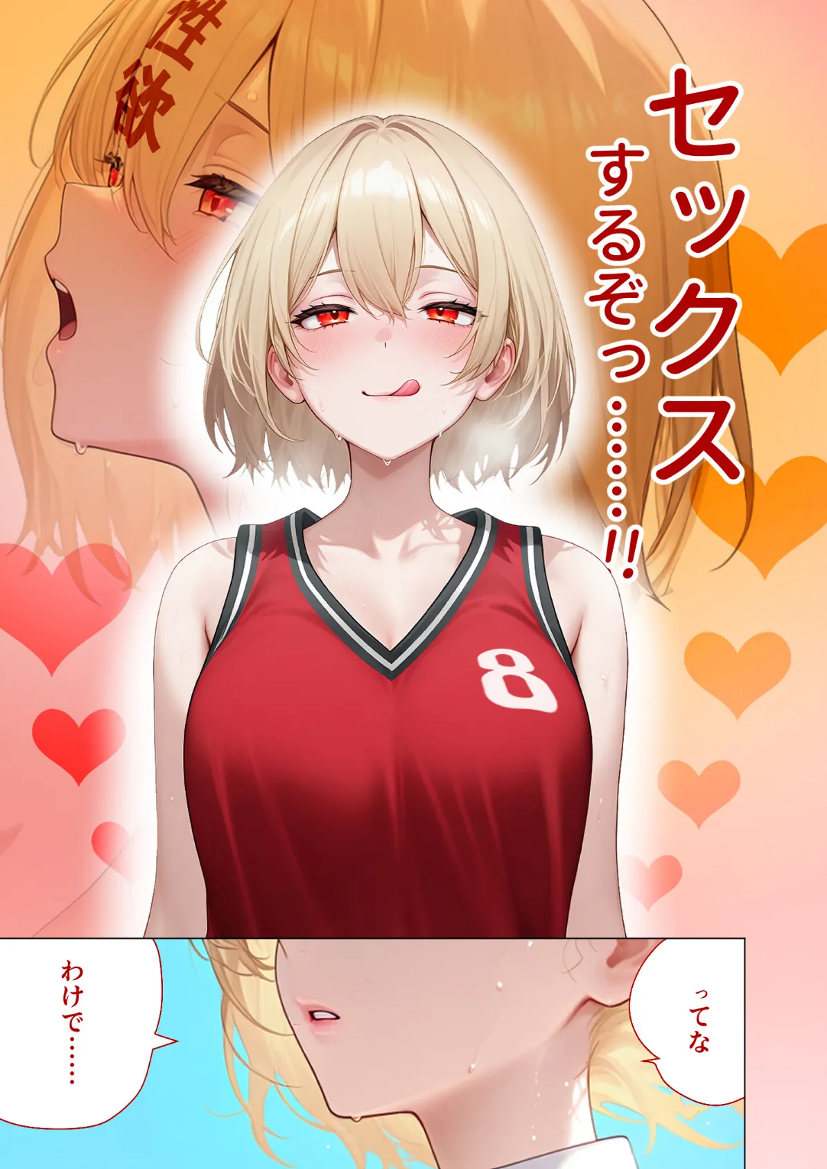 真夏のビッチな姉妹ハーレム 〜オ○ニー中毒ギャル達の家庭教師になった俺〜 第1話 モザイク版 7ページ