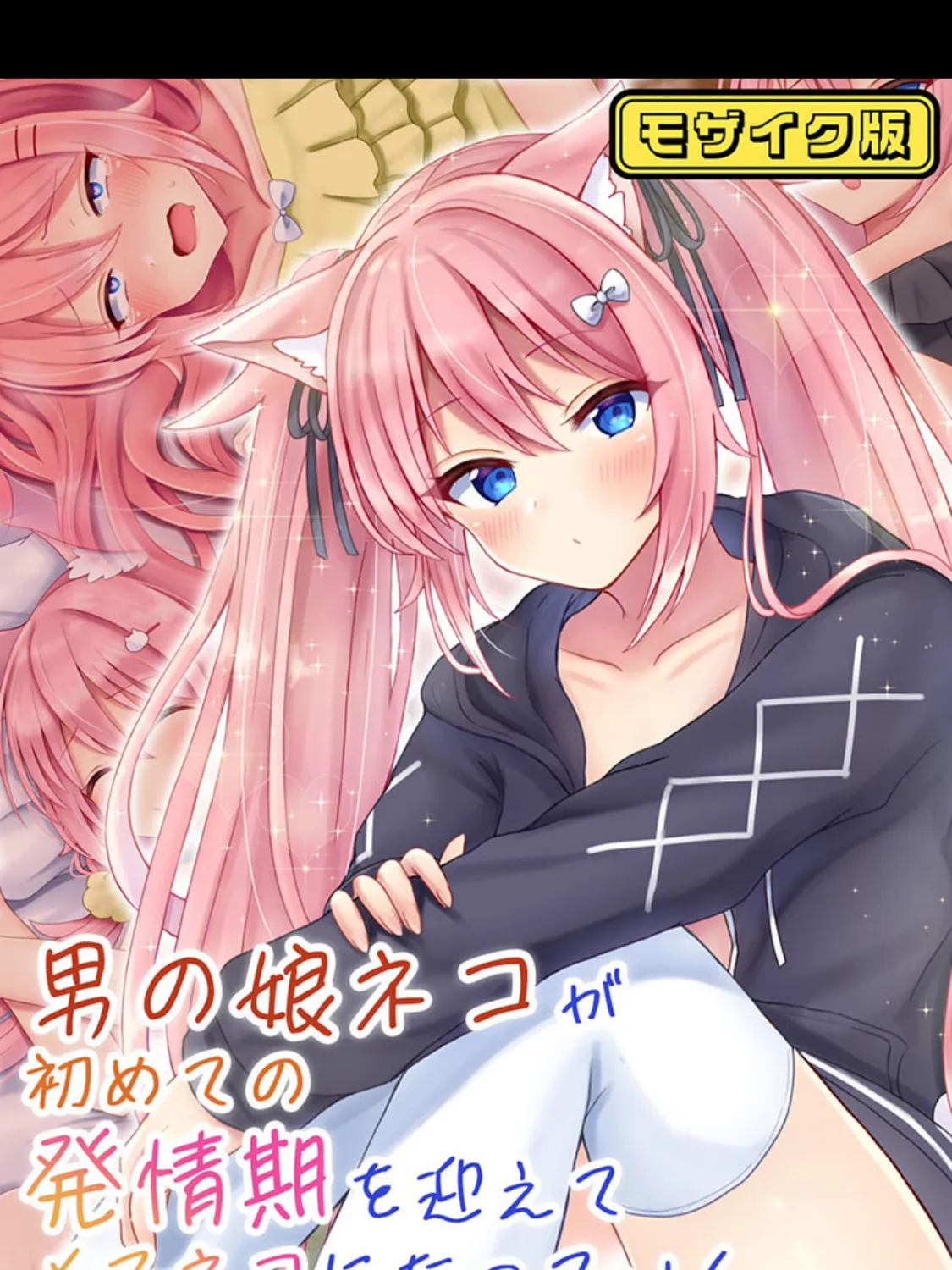 男の娘ネコが初めての発情期を迎えてメスネコになっていく モザイク版