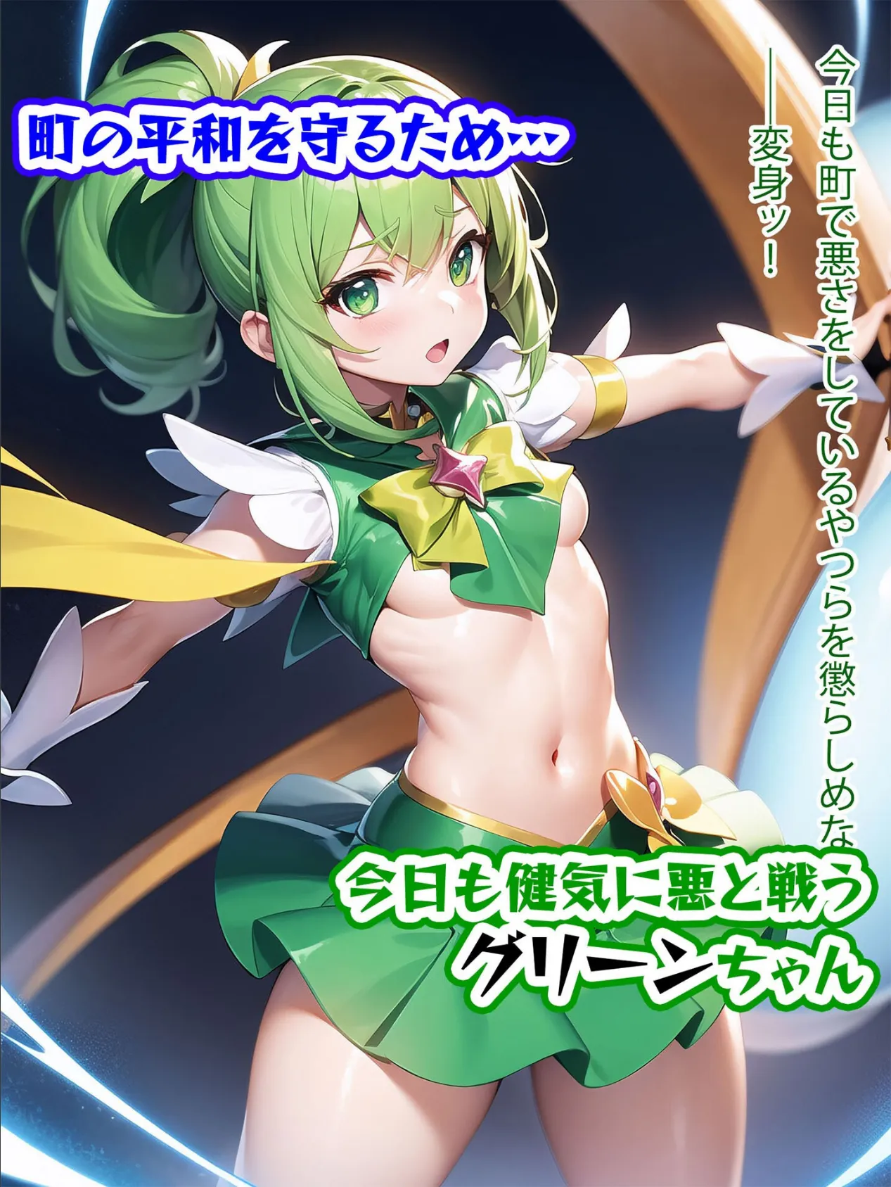 【グリーン編】禁断の悪堕ち変身ヒロイン 3ページ