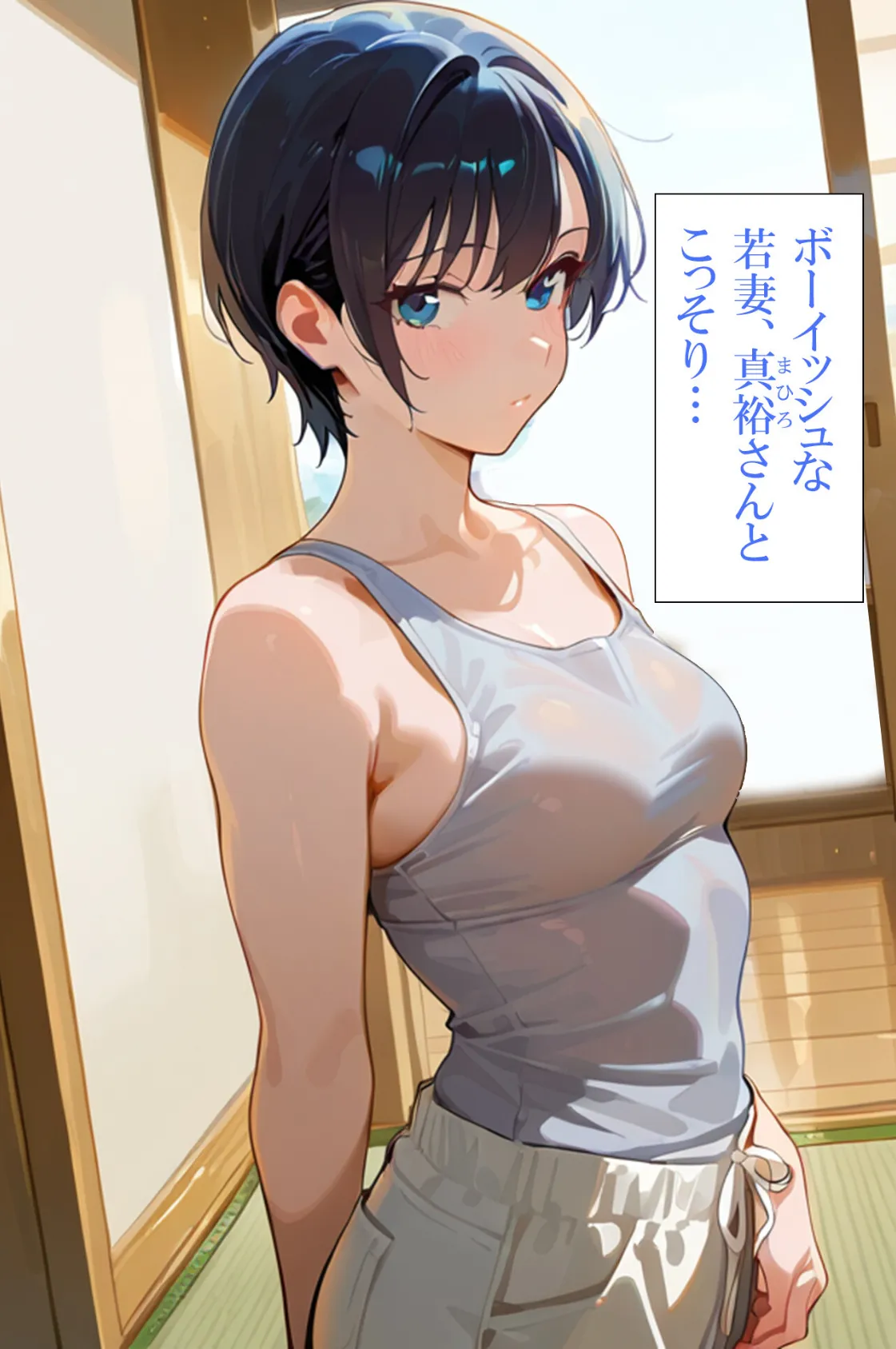 団地妻は発情中3 ショートカット美少女妻・真裕 4ページ