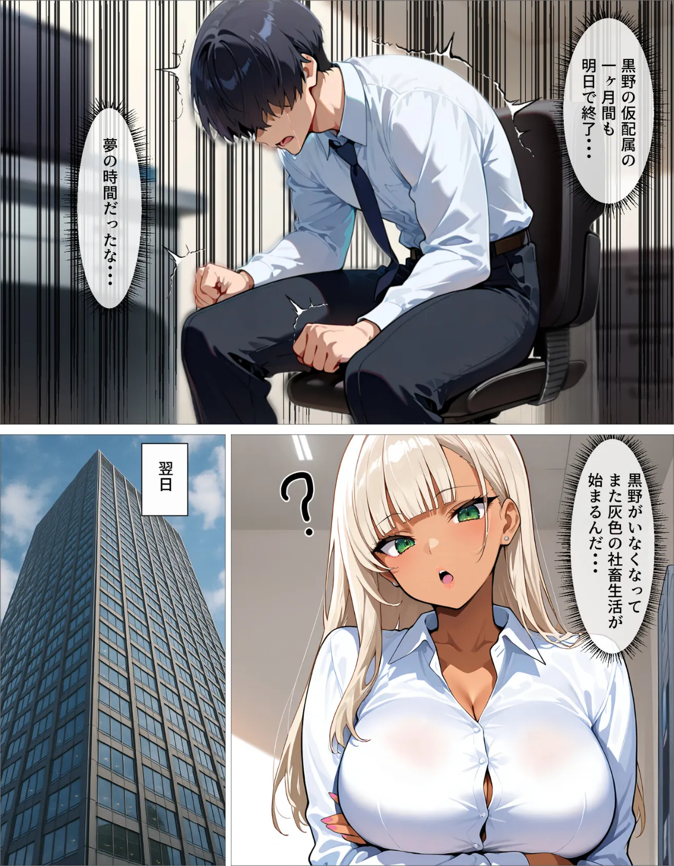 新卒の黒ギャルが「きも…」って言いながら搾精してくれる話(1) 10ページ