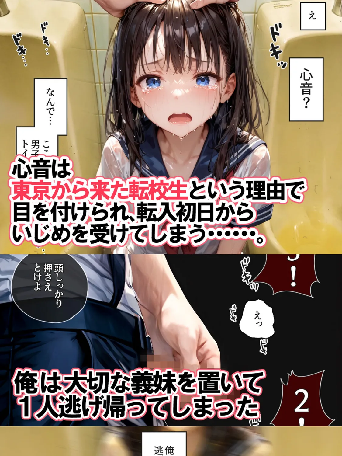 逃げてもいいんだよ 完全版 モザイク版 4ページ