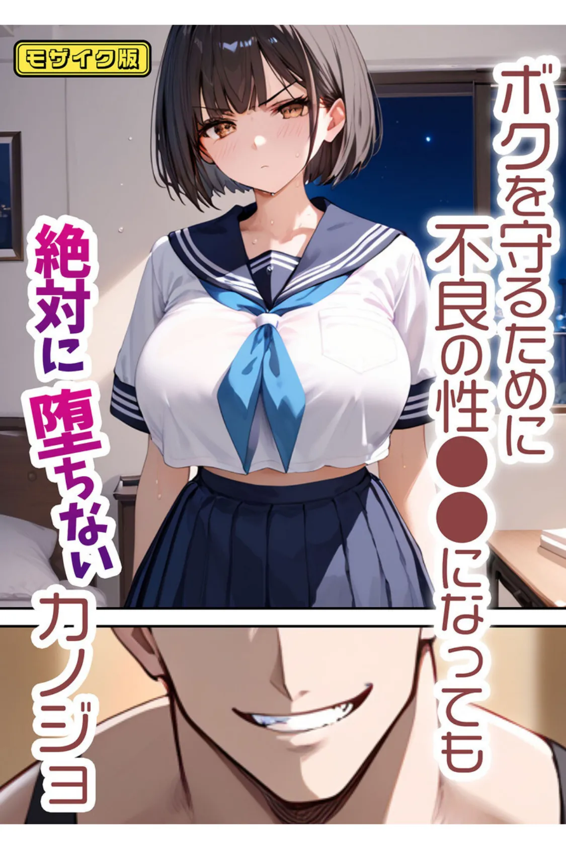 【全2作収録】ボクを守るために不良の性●●になっても絶対に堕ちないカノジョ モザイク版 3ページ