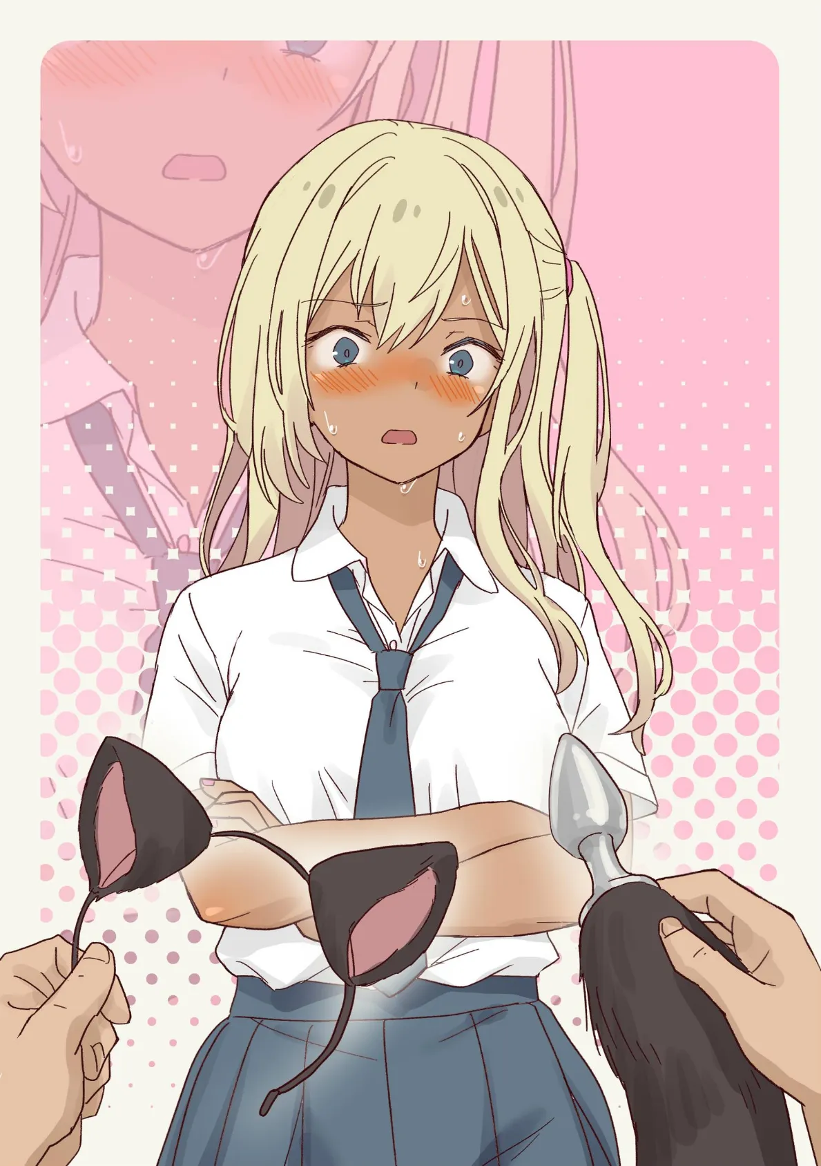 ギャル崎さんにジャンケンで勝ったらパンツ下ろしてくれた 4巻 11ページ