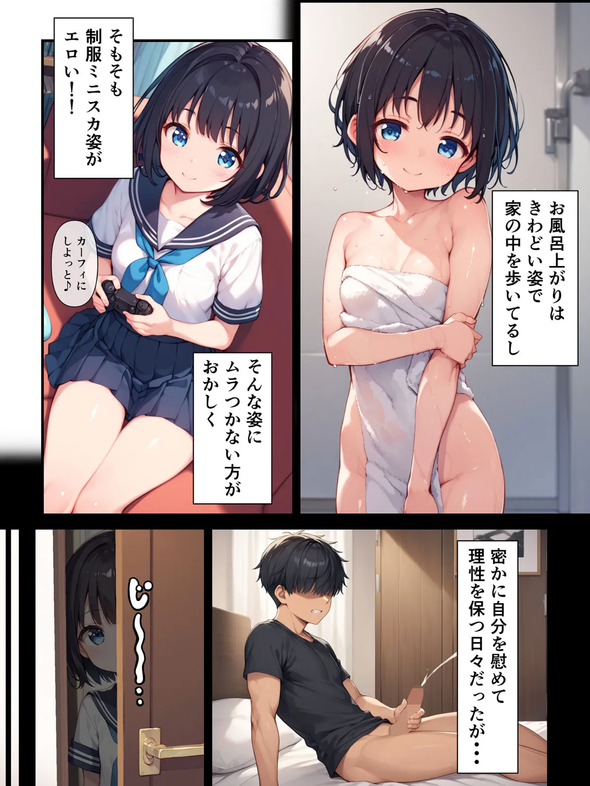 義妹は言いなり初体験〜純粋な義妹に中●し受け入れ性教育〜   モザイク版 5ページ