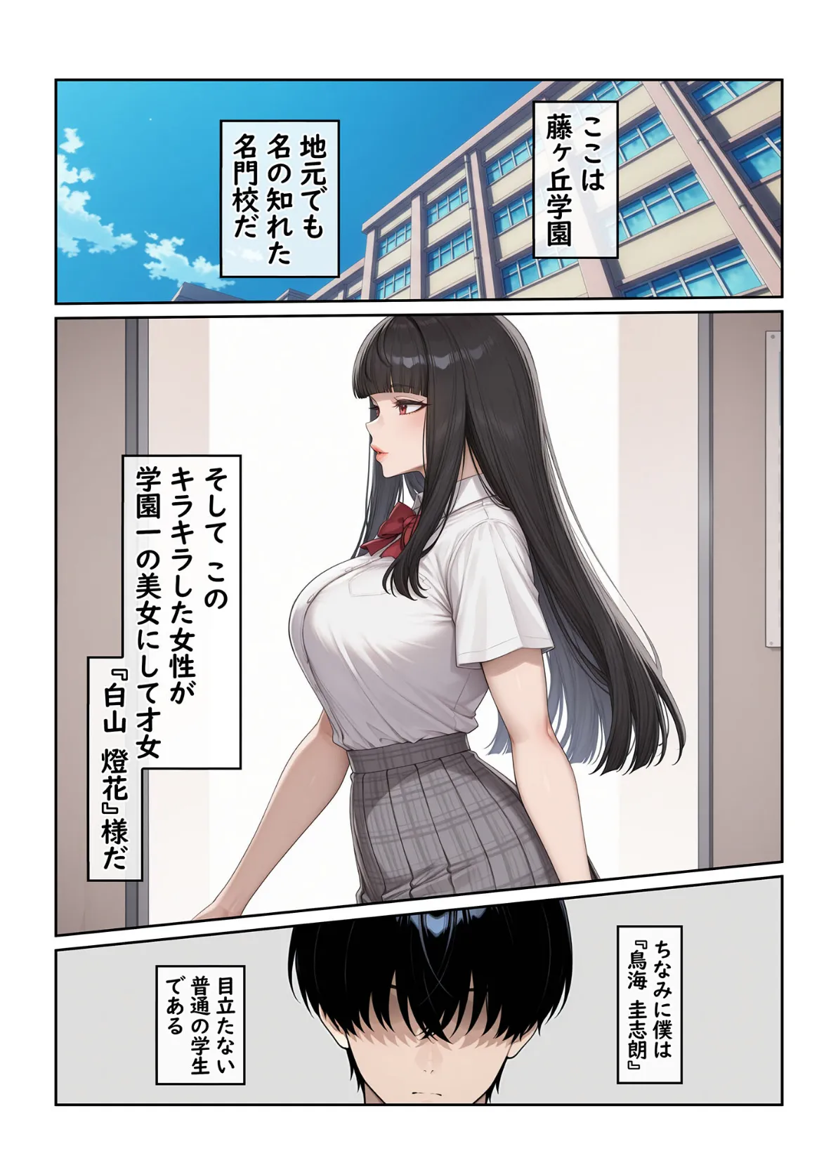 地味な執事の僕が学園一の美女とイチャラブ種付け性活 モザイク版 3ページ