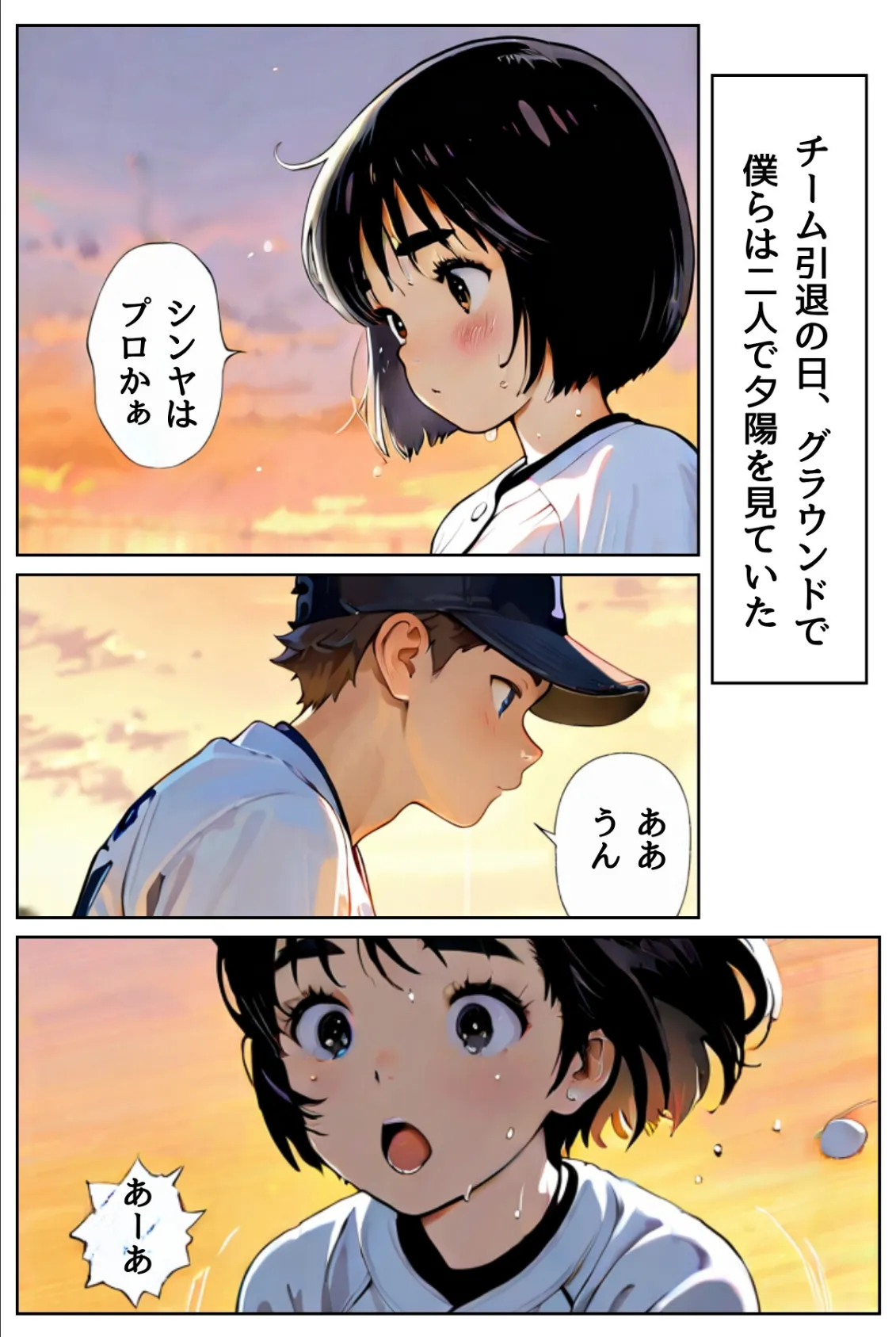 ユニフォームを脱いだ彼女は淫らに笑う（フルカラー） 9ページ