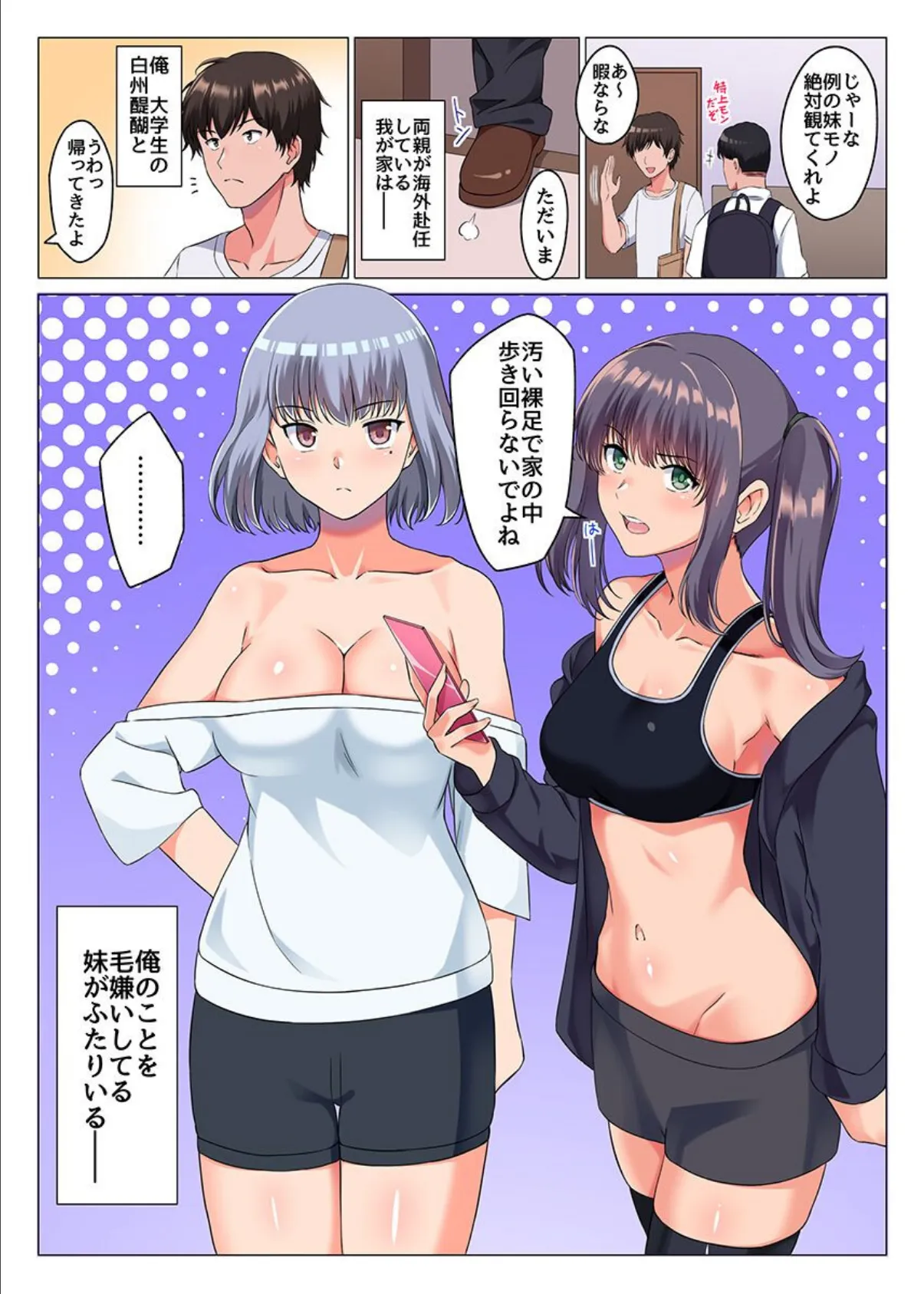 エロエロ従姉妹と、妹たちと、義姉たちとハーレム！ 4ページ