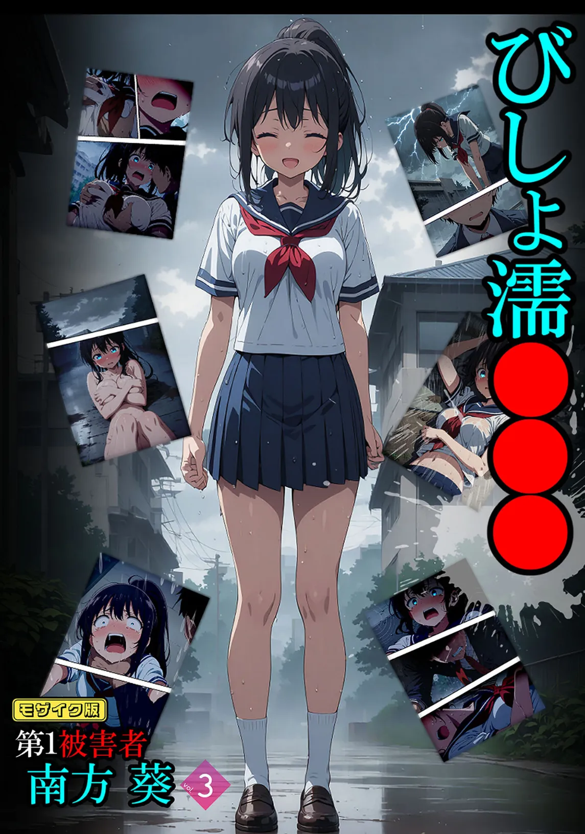 びしょ濡●●● 第1被害者 南方 葵【単話】 （3） モザイク版