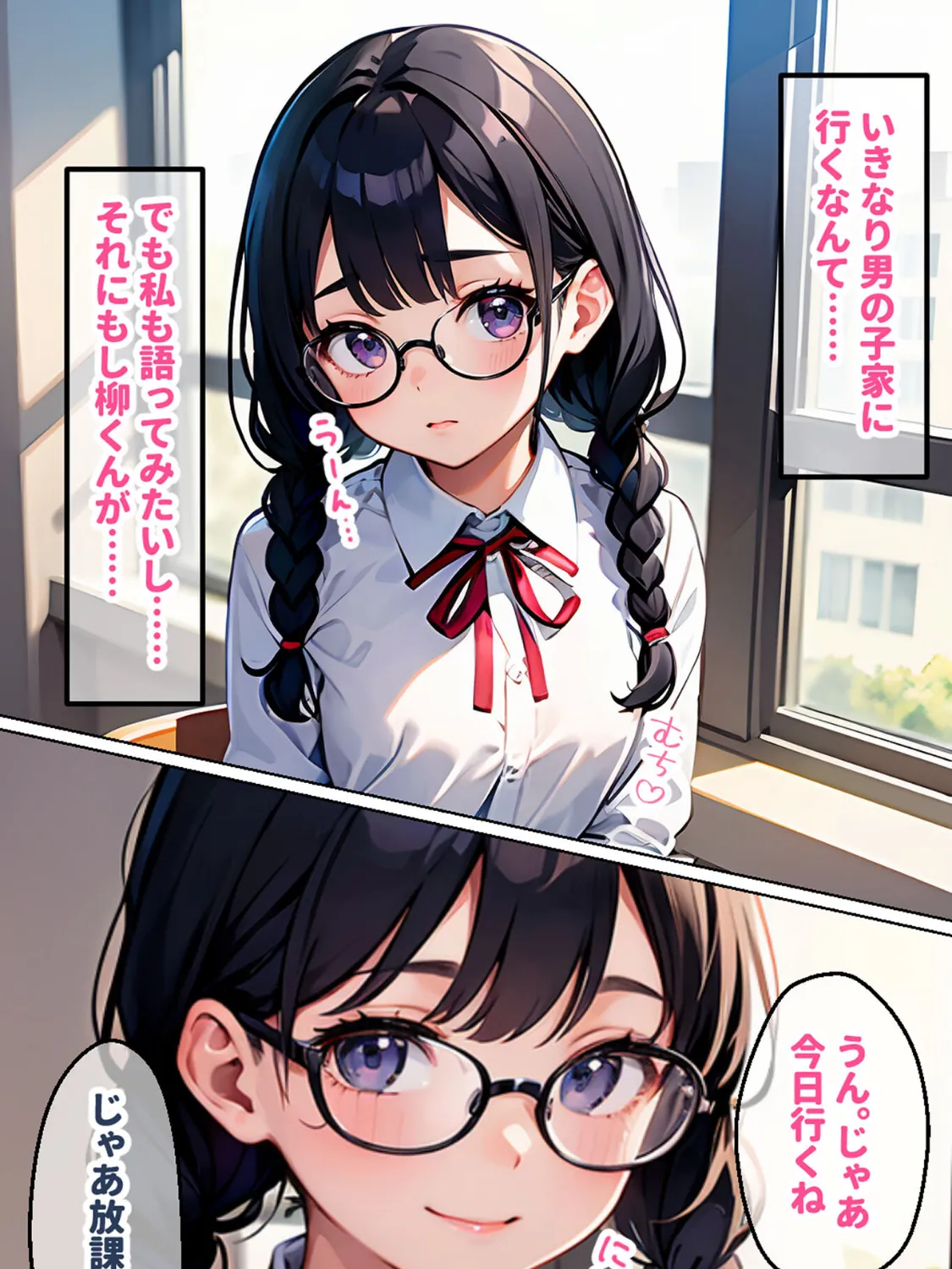 地味なオタク娘を俺好みに●●してみた モザイク版 6ページ